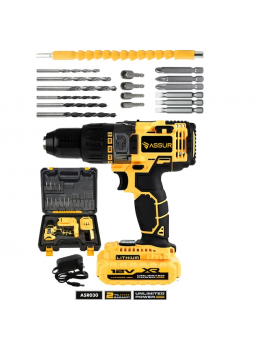 Assur 12V Metal Şanzıman Çift Akülü Bakır Sargı Şarjlı Matkap Akülü Vidalama