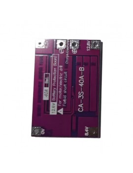 3s 40a balanslı lityum ion bms (Mor PCB)