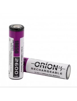 Orion 18650 3.7V 2600mAh Şarj Edilebilir Li-ion Pil